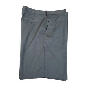 WALTER HAGENS MEN‎ GOLF SHORTS BLACK- GRAY STRIPES SIZE 38